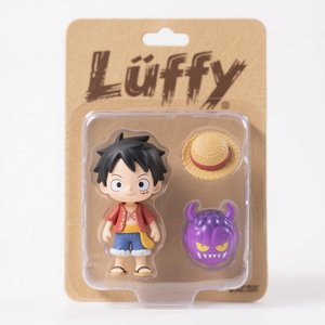 Mainan kartun Model Luffy figur PVC lucu Mini Anime Jepang desain kustom