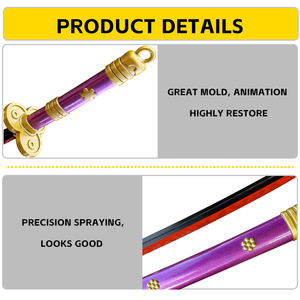 Raw-HX alliage de zinc <span class=keywords><strong>Mini</strong></span> épée Anime jouet <span class=keywords><strong>Katana</strong></span> Pop up porte-clés porte-clés en métal pour One Piece <span class=keywords><strong>Demon</strong></span> <span class=keywords><strong>Slayer</strong></span> - Product Image 3