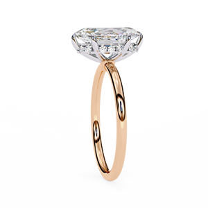 แหวนหมั้นเพชรทรงบริลเลียนต์ทองคำแท้ 18K สำหรับผู้หญิง เพชรเพาะเลี้ยงในห้องปฏิบัติการ รับรองโดย IGI ชุบโรเดียม เพชรหรูหรา VBR JEWELS - Product Image 4
