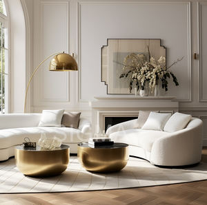 Sofá Seccional en L Estilo Americano Tufted, Muebles para el Hogar, Venta Caliente Sigma 2026, Tela Chesterfield Personalizada para Sala de Estar <span class=keywords><strong>Soho</strong></span> - Product Image 3