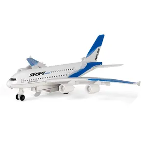 OEM ODM Diecast Modell Flugzeug Spielzeug Hobby Sammeln Spaß Spielzeug Verfügbar Werbe Sliding Alloy Passagier flugzeug