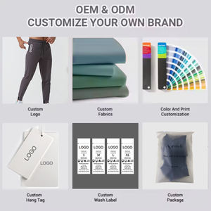 Pantalones deportivos informales de algodón para hombre, pantalones de chándal deportivos personalizados de secado rápido para Otoño e Invierno para hombre, venta al por mayor - Product Image 5