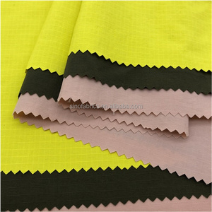 Fábrica <span class=keywords><strong>de</strong></span> Origen <span class=keywords><strong>de</strong></span> Tela Greige <span class=keywords><strong>de</strong></span> Mezcla <span class=keywords><strong>de</strong></span> Nylon y Algodón 40/2*21*16+70D TC+CVC, Tejido Ripstop Jacquard Elástico T400, 0.3-0.5-0.7cm - Product Image 5