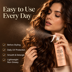 Kit de Protection <span class=keywords><strong>Solaire</strong></span> UV et Thermique Luxe Color Mask avec Spray Activateur, <span class=keywords><strong>Huile</strong></span> d'Argan <span class=keywords><strong>pour</strong></span> <span class=keywords><strong>Cheveux</strong></span> Teints, Brillance Durable - Product Image 4