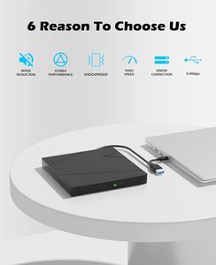 <span class=keywords><strong>Graveur</strong></span> de <span class=keywords><strong>Blu</strong></span>-<span class=keywords><strong>ray</strong></span> externe de qualité studio 6X BD-RW USB 3.0 Type C <span class=keywords><strong>Lecteur</strong></span> optique pour la production vidéo professionnelle Win Mac - Product Image 6