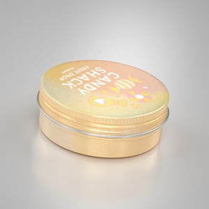 Pequeño Envase de Lata Vacío para Dulces, Envase de Aluminio de 60 ml (2 oz), Caja de Lata para Dulces, Contenedor para Gomitas - Product Image 3