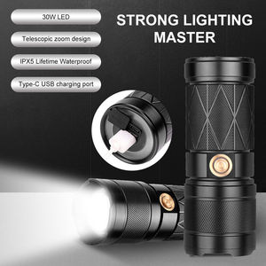 Led Flash <span class=keywords><strong>Torch</strong></span> ánh sáng ngoài trời <span class=keywords><strong>1800</strong></span> <span class=keywords><strong>lumen</strong></span> xph90 không thấm nước LED Zoomable đèn pin cho cắm trại, chạy, khẩn cấp - Product Image 6