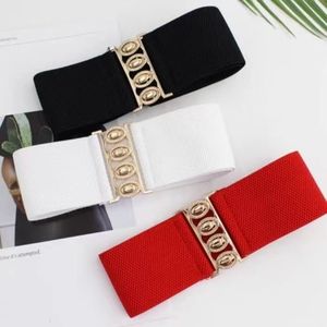 Cinturón ancho elástico personalizado para mujer, tendencia Retro, decoración <span class=keywords><strong>juvenil</strong></span> sencilla, cinturones informales para niñas, uso de pretina - Product Image 2