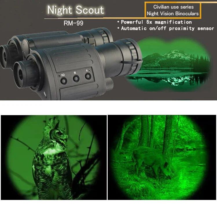 5X50 Night Scout Night Vision Scope Binoculars for Night View