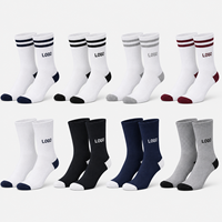 Chaussettes de sport de haute qualité pour équipes, respirantes, avec soutien de la voûte plantaire et coussinets, idéales pour l'entraînement