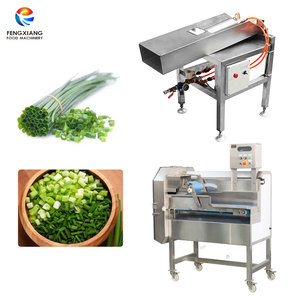 Machine commerciale pour peler et hacher les oignons verts, les échalotes et les ciboules - Product Image 1