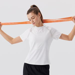 <span class=keywords><strong>Camiseta</strong></span> Deportiva <span class=keywords><strong>de</strong></span> Manga Corta con Cuello Redondo Elástico y Malla <span class=keywords><strong>de</strong></span> Secado Rápido <span class=keywords><strong>para</strong></span> <span class=keywords><strong>Mujer</strong></span>, Marca Aoyema, <span class=keywords><strong>para</strong></span> Deportes al Aire Libre, Transpirable - Product Image 5