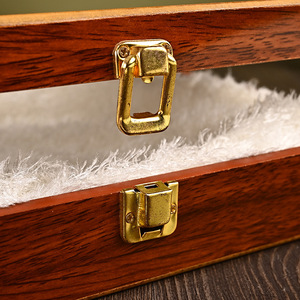 Caja de Madera Rectangular con Cierre para Guardar Regalos, Artesanías, Té, Dendrobium, Pepino de Mar, Cordyceps, Personalizable - Product Image 2