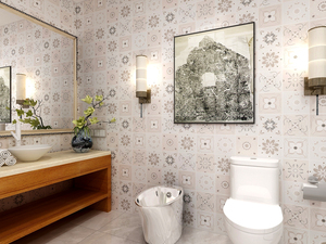 Modern 3D Embossed <strong>Tile</strong> Wallpaper for Home D&eacute;cor Self-Adhesive <strong>Bathroom</strong> Kitchen <strong>Tile</strong> <strong>Stickers</strong> Peel Stick Installation Waterproof - Product Image 6