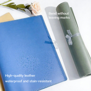 Carnet à spirales en cuir personnalisé A5/B5, couverture souple, pour l'école, carnet personnalisé avec logo - Product Image 2