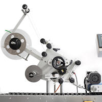 Machine d'étiquetage automatique horizontale MT-300 pour petites bouteilles, applicateur d'étiquettes servo-motorisé pour ampoules cosmétiques, stylos et tubes