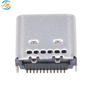 ขั้วต่อ USB 3.1 Type C ตัวเมีย แบบ 24 พิน สำหรับติดตั้งบนแผงวงจร (SMT/DIP) รุ่น <span class=keywords><strong>3.0</strong></span> พร้อมขาชาร์จสแตนเลส - Product Image 2