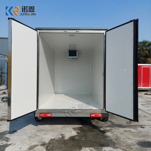 รถ<span class=keywords><strong>พ่วง</strong></span>ห้องเย็นแบบเคลื่อนที่ ขนาด 3 <span class=keywords><strong>เมตร</strong></span> ประตูคู่ด้านหลัง คอมเพรสเซอร์ 2200 วัตต์ สำหรับเก็บเนื้อสัตว์และอาหารทะเล - Product Image 3