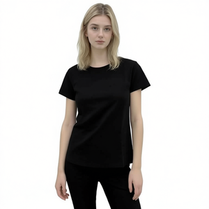 T-shirt estiva da donna Louis Luna con scollo rotondo e maniche corte, top casual in cotone, taglia plus, traspirante H7019-2 S/M L/XL - Product Image 1