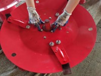 Faucheuse à double tambour entraînée par prise de force pour tracteurs de 20 à 80 CV, pour la récolte de luzerne sur les champs