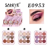 Palette de fards à paupières Saniye E0953, maquillage minéral multicolore à haute teneur en pigments, pour les yeux - Product Image 3