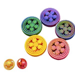 Jouet Fidget Spinner en plastique imprimé en 3D, jouet de bureau, cadeau pour la Saint-Valentin, anniversaire, fête, pour les enfants de 14 ans et plus - Product Image 2