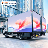 Camionnette publicitaire avec système complet d'affichage LED pour événements de marque, roadshows urbains et publicité extérieure