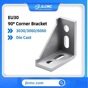 מחברי פינה בצורת L בזווית 90 מעלות, חלקי חיבור לפאנל צדדי, תושבת לפינות, אביזרים לפרופילי אלומיניום 2020 3030 4040 - Product Image 4