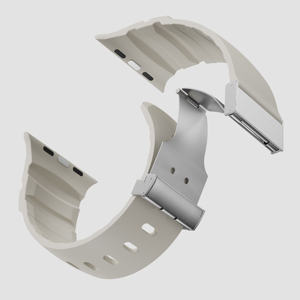 Correa de reloj inteligente para Apple Watch Series 10 46mm OEM correa de reloj magnética de silicona pulsera plegable para venta de viernes negro - Product Image 1
