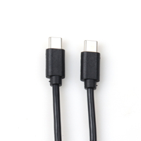 Kabel Data PD 60W Pengisian Cepat Tipe-C ke Tipe-C dengan Konduktor Tembaga Murni dan Selubung PVC untuk Laptop, Ponsel & Kamera
