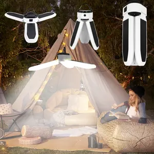 강력한 태양/Usb 캠핑 랜턴 휴대용 라이트 캠핑 라이트 Led 충전식 손전등 램프 비상 캠핑 전구