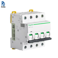 Interruptor Automático Miniatura IC65N Industrial Tipo C con Protección Li, Capacidad de Ruptura de 6kA, 1P2P3P4P, 25A Nominal, Montaje en Riel DIN