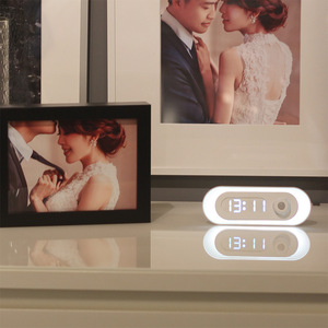 Lampe LED à capteur automatique Détecteur <span class=keywords><strong>de</strong></span> mouvement LED Veilleuse intérieure avec horloge - Product Image 4
