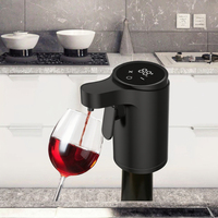 Décanteur de vin automatique USB, verseur électrique, aérateur portable pliable, distributeur de liqueur quantitatif pour voiture, fête, en plastique, froid