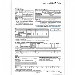 Unidad de vacío industrial SMC Pneumatics modelo - Product Image 1