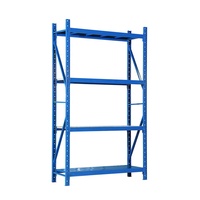 Étagères de stockage industrielles à charge lourde, grande taille, capacité 100 kg/étagère, pour le stockage de matériaux et le rayonnage de palettes