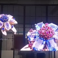 Panneau d'affichage de fenêtre publicitaire écran d'affichage transparent LED sans couture haute luminosité pour vitrine en verre de magasin de détail