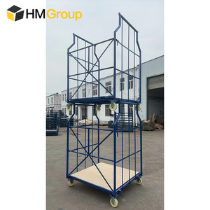 Có thể gập lại di chuyển lưu trữ Stackable corlette đồ nội thất lồng Xe đẩy cho đồ nội thất nhà kho - Product Image 6