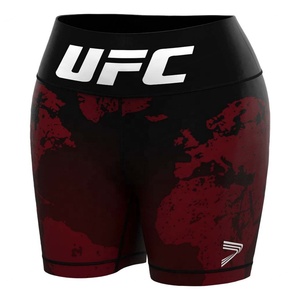Shorts de combat MMA vierges en polyester et spandex 100 % polyester de haute qualité pour femmes, avec nœuds, OEM - Product Image 1