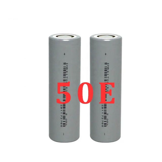 21700 18650 Cylindrical Lithium Ion Akku 3.7V 6000mAh to 5000mAh High Capacity 4800mAh 4000mAh 3000mAh 50E Batteries