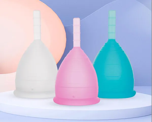 Copa menstrual de silicona para mujer, 3 tamaños, 100%, gran oferta