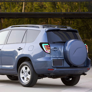 ไฟท้ายรถยนต์ LED สีแดง รุ่นใหม่ AURON กันน้ำ ผลิตจากวัสดุ ABS สำหรับรถยนต์ Rav4 ปี 2009-2012 แรงดันไฟฟ้า 12V พร้อมไฟเบรกและไฟท้ายแบบ RGB - Product Image 4