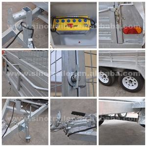 <span class=keywords><strong>Remorque</strong></span> hydraulique tandem galvanisée pour voiture, 8*5 10*5 pieds - Product Image 6