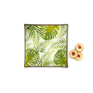 ถาดเสิร์ฟใบไม้เอ็กเซลซา 30 ซม. แก้วลายหลากสี - Product Image 3