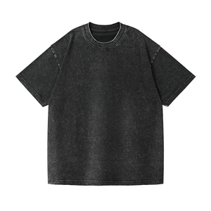 Camisetas de algodón para hombre, 400 g/m², premium, de marca, lisas, en caja, de hilo negro y blanco. - Product Image 5