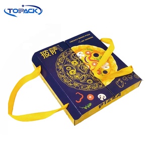 Tùy Chỉnh Cách Điện Đông Lạnh Thực Phẩm Carton Bánh Pizza Hộp Tái Sử Dụng Kraft Bánh Pizza Hộp Số Lượng Lớn Takeaway Bao Bì Hộp Cho Pizza Bít Tết Thịt Lợn - Product Image 2