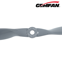 Hélice électrique GEMFAN UAV 7X12E 7X12R à 2 pales en fibre de verre et nylon pour avion à voilure fixe