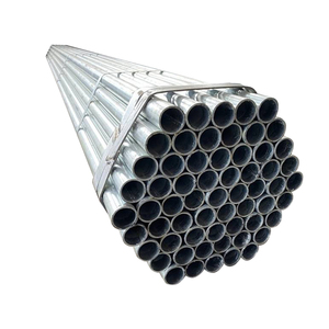 Tuyau <span class=keywords><strong>rond</strong></span> en <span class=keywords><strong>acier</strong></span> ondulé galvanisé à chaud de haute qualité 16mm 25mm 32mm DN50, diamètre 6 pouces 5 pouces - Product Image 1