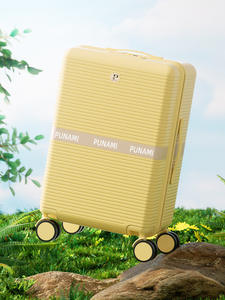 <span class=keywords><strong>Valise</strong></span> rigide à roulettes universelles Gettbetter, nouvelle mode, avec <span class=keywords><strong>porte</strong></span>-gobelet et support pour téléphone portable, serrure TSA, légère - Product Image 3