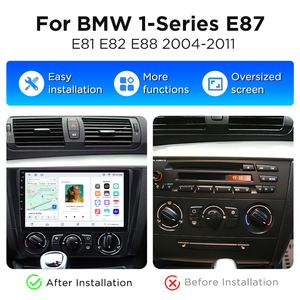 Radio para Auto Junsun con Android Carplay para BMW Serie 1 E88 E82 E81 E87 2004-2011, Reproductor Multimedia con GPS y Navegación - Product Image 2